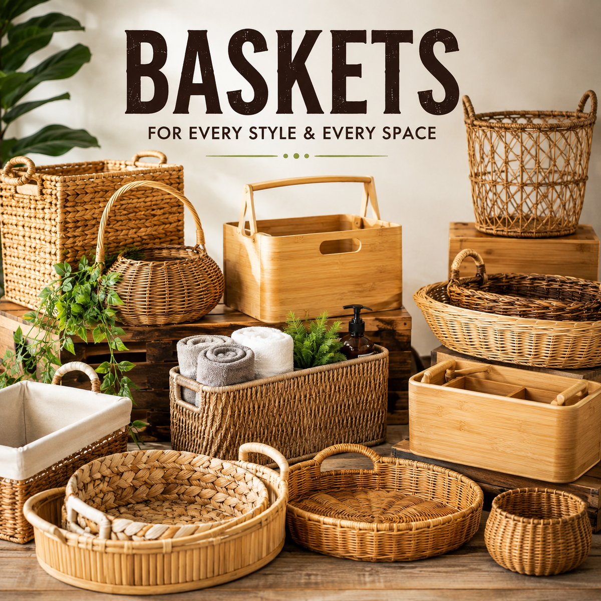 Baskets - For Every Space or Style