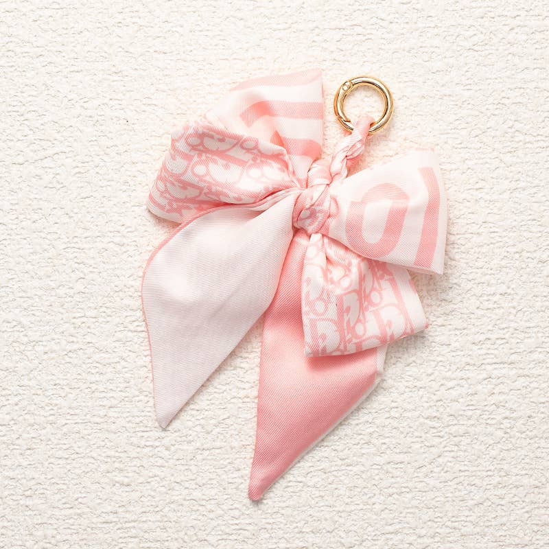 Bow Scarf Bag Charm Keychain 🎀✨
