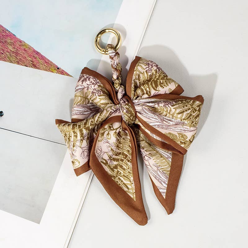 Bow Scarf Bag Charm Keychain 🎀✨
