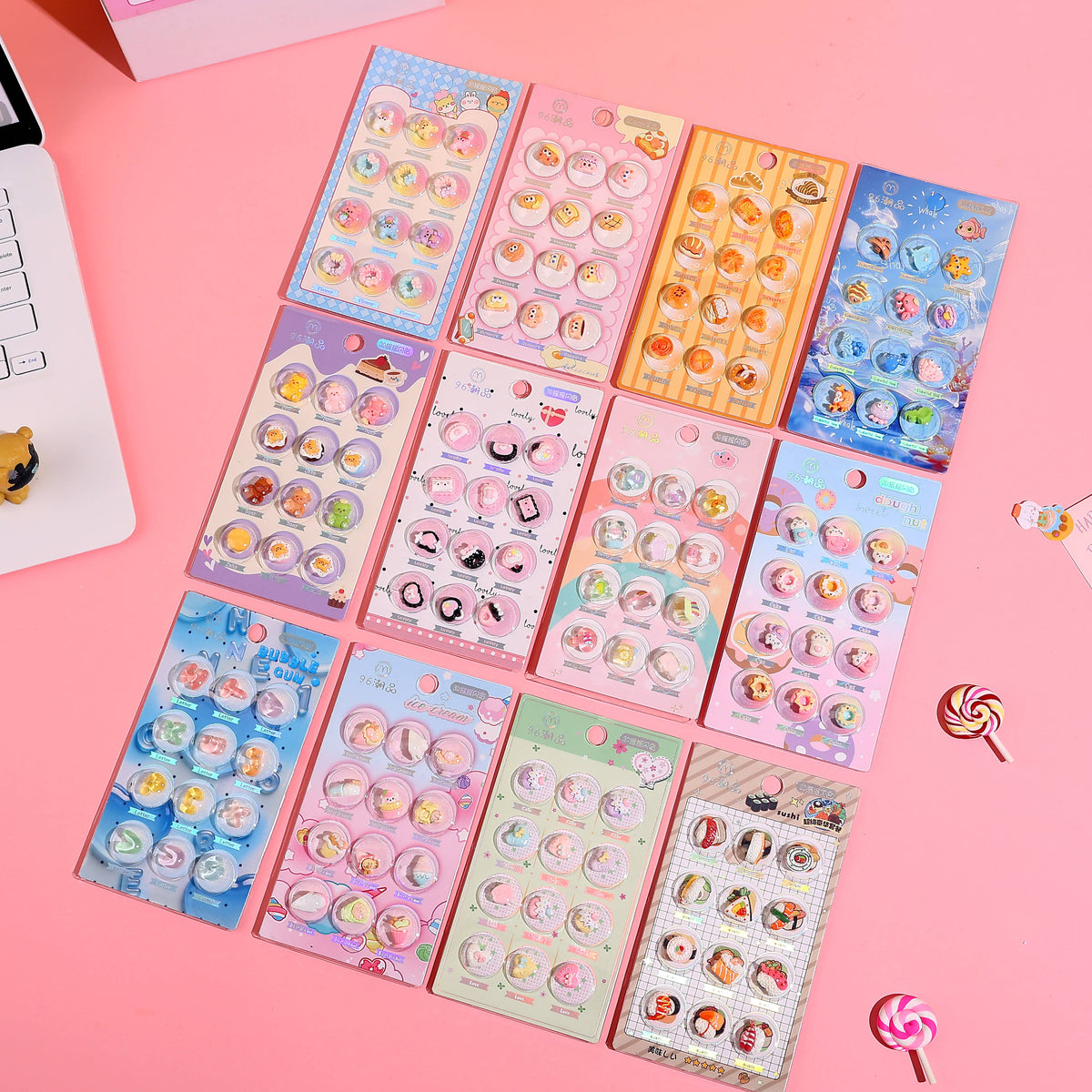3D Raised Capsule Sticker for Phone Case & Laptop