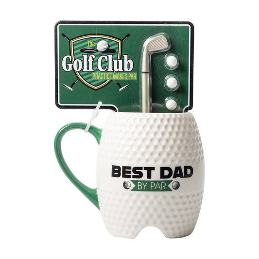 Golf Mug - Best Dad | Golf Mug & Pen Set