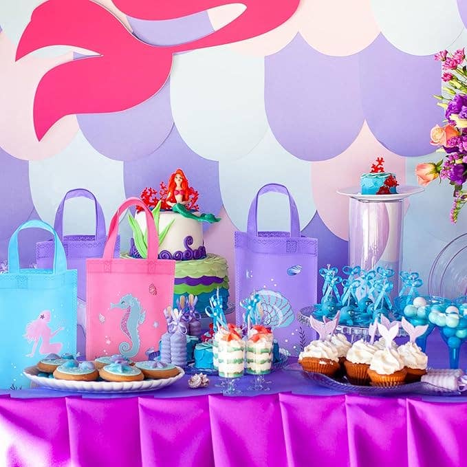 Mermaid Non-Woven Party Gift Bags