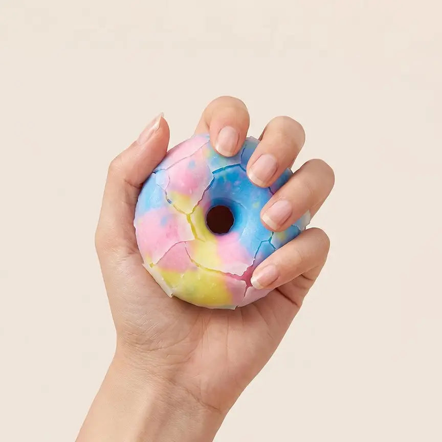 Wax Cracking Donut Squishy - Crispy & Crunch Sensory Toy