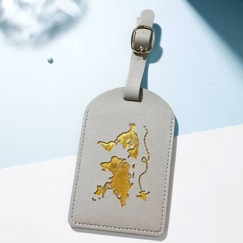 World Map Luggage Tag – Travel with Style (CA097)