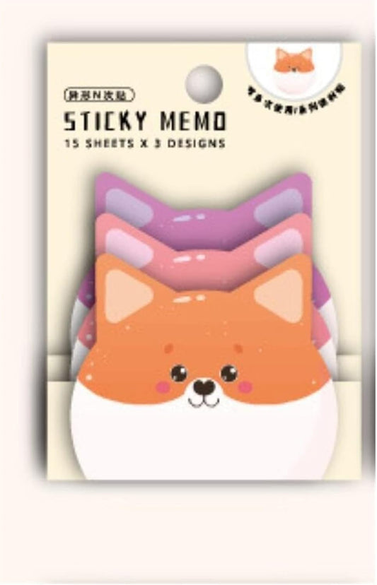 Notas adhesivas de animales kawaii – CA180