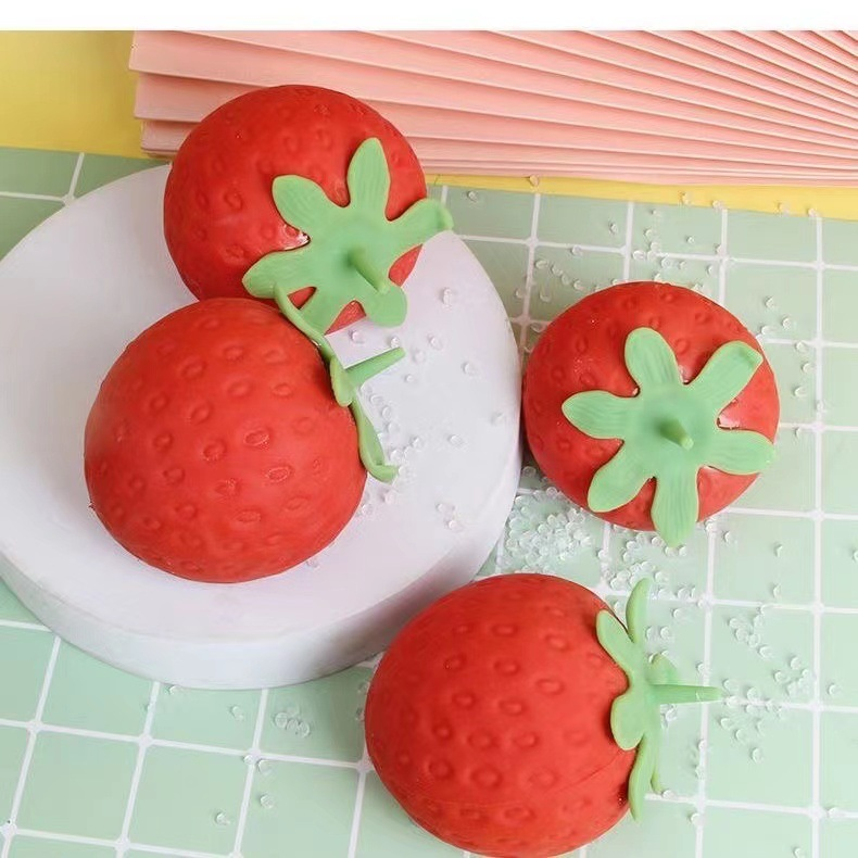 Strawberry Shape Squishy Stress Toy