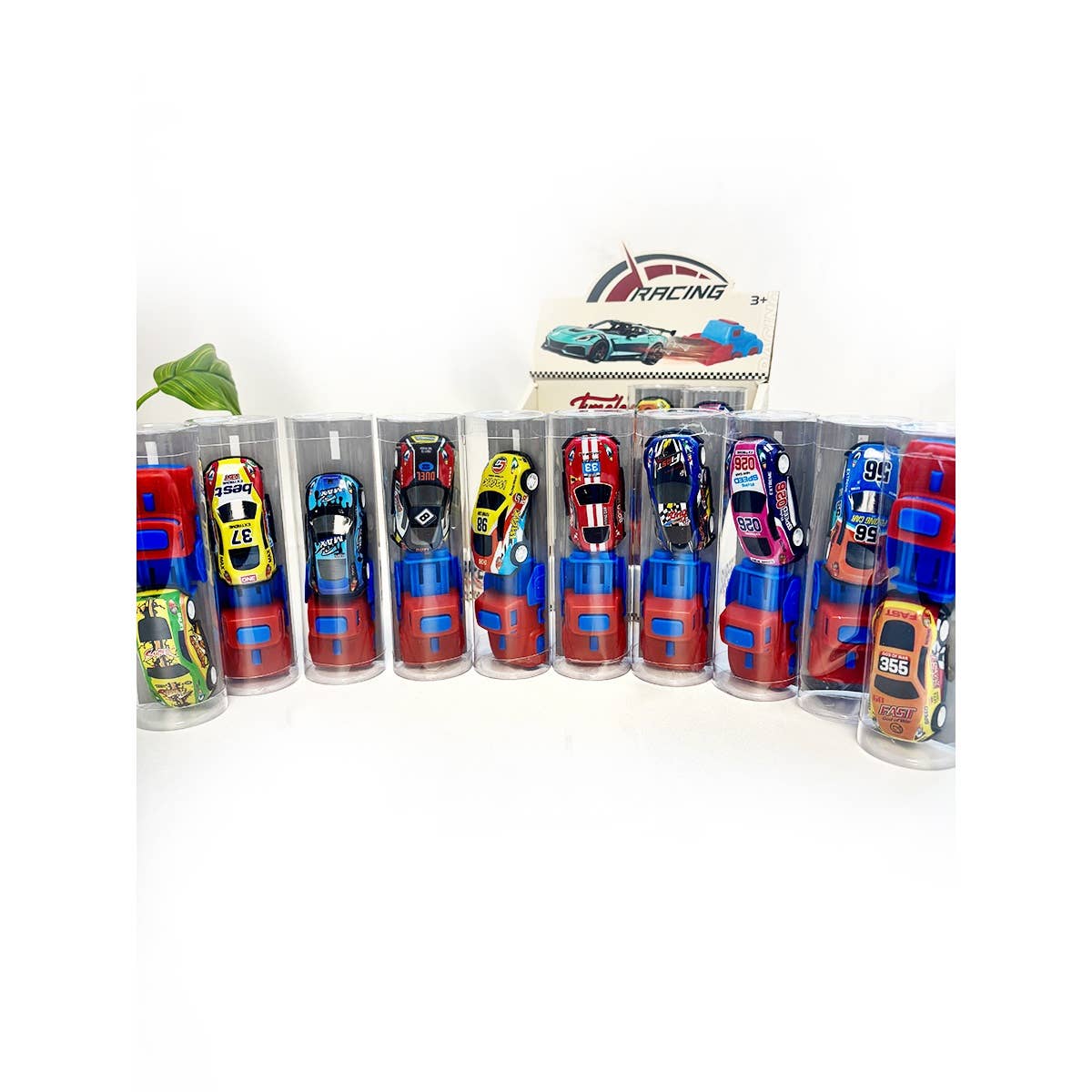 Mini Racing Car with Speed Launcher