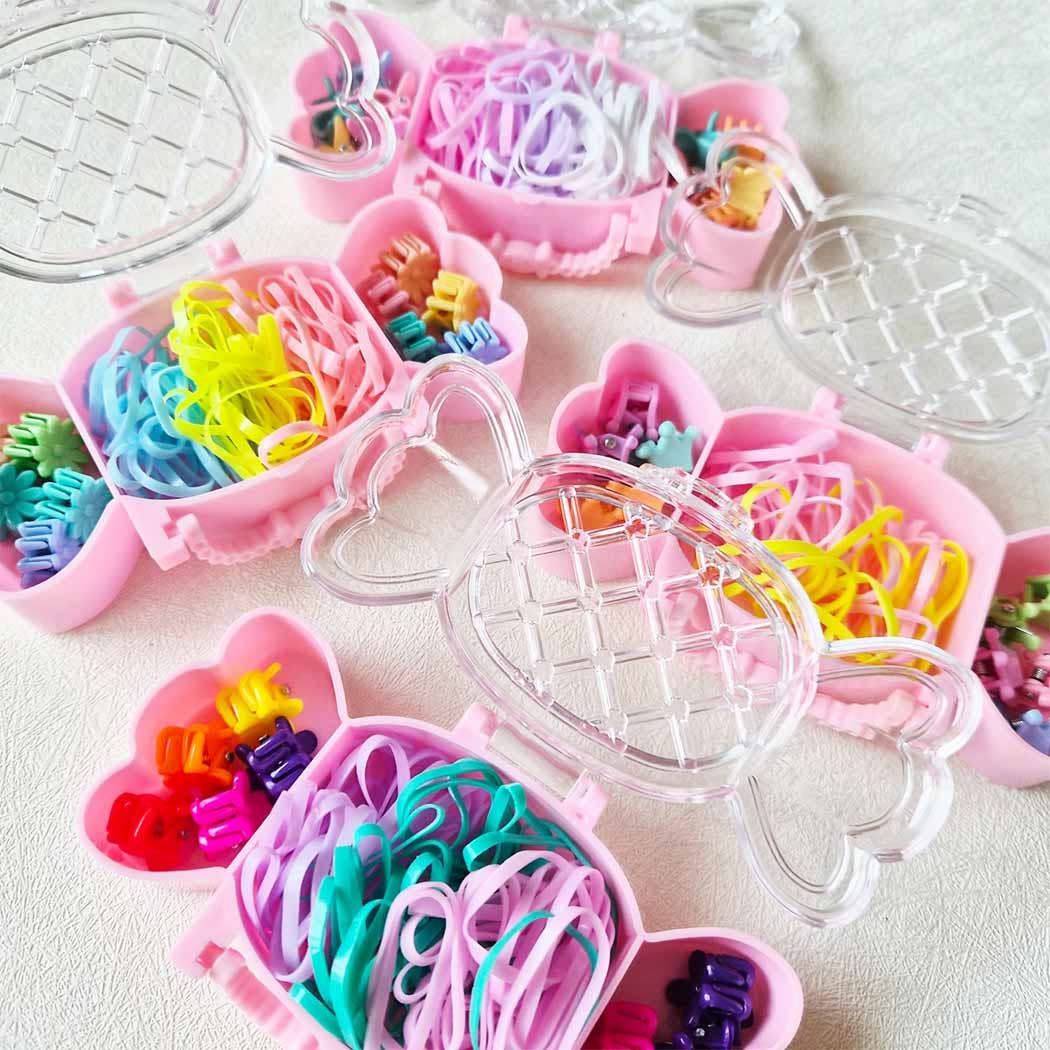 Candy Container Assorted Hair Accessory Set