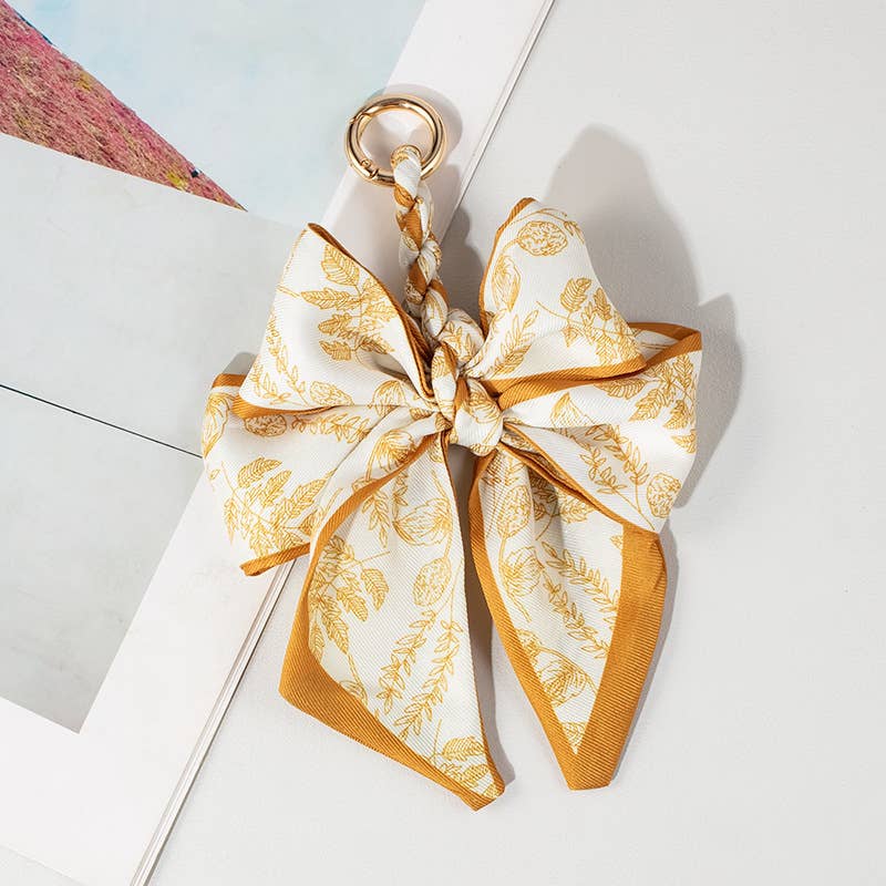 Bow Scarf Bag Charm Keychain 🎀✨