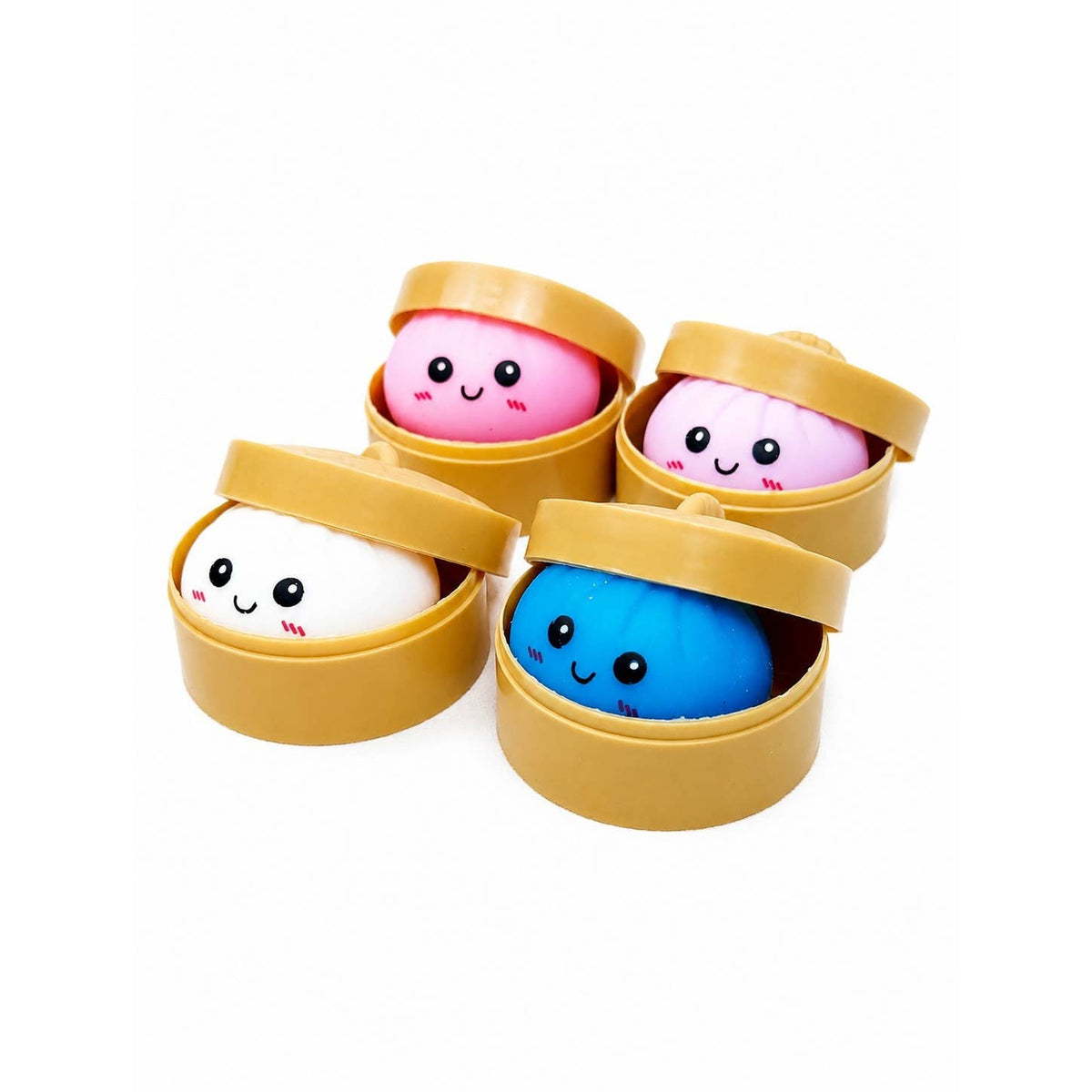 Colorful Dumpling Squishy with Steamer