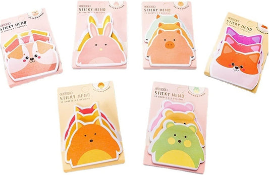 Notas adhesivas de animales kawaii – CA180