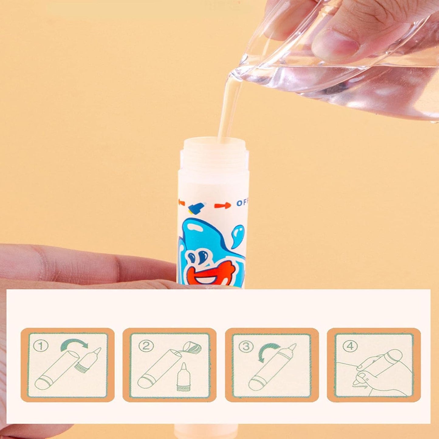 Libro de actividades Water Magic para niños pequeños: set de pintura reutilizable y sin ensuciar - CA357