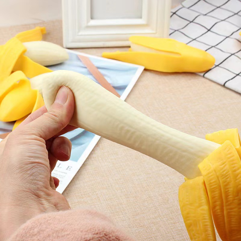 Banana Shape Squishy Stress Toy
