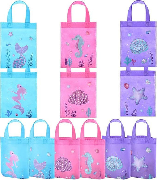 Mermaid Non-Woven Party Gift Bags