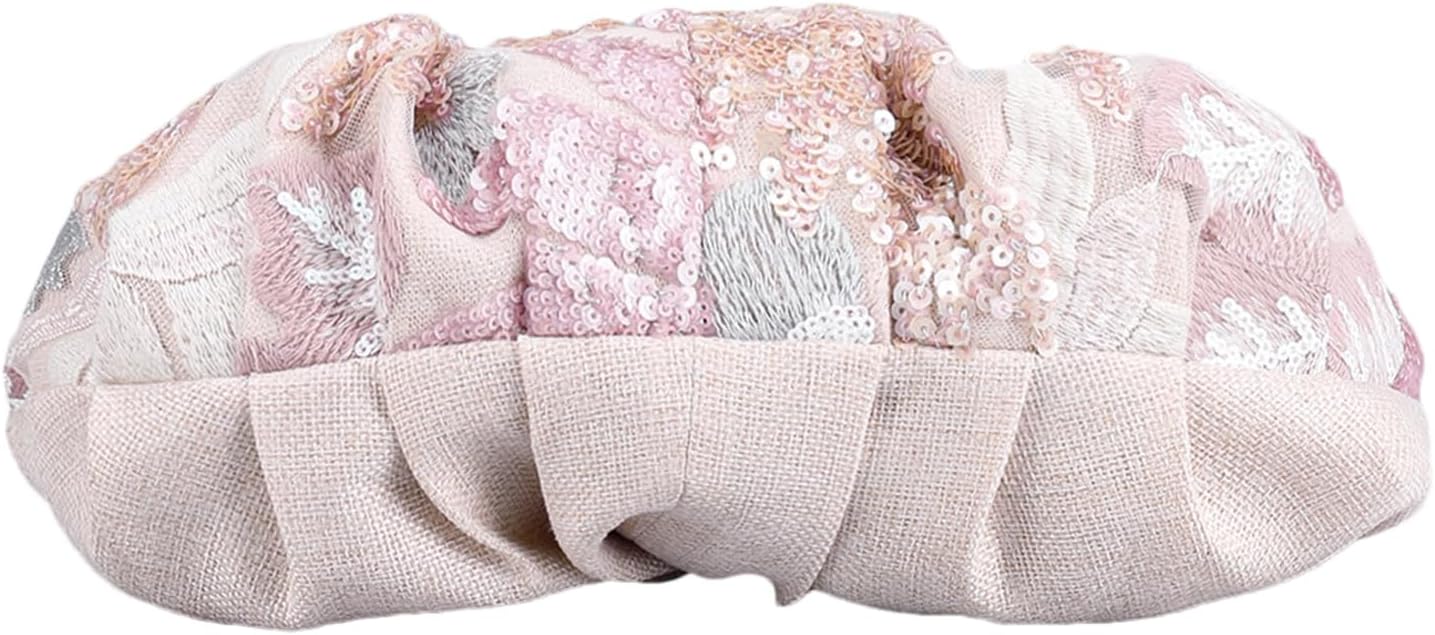 Floral Sequin Embroidered Tote Bag (CA153)