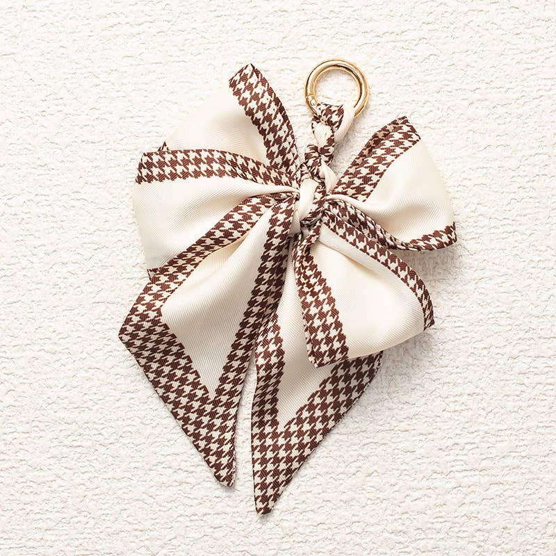 Bow Scarf Bag Charm Keychain 🎀✨
