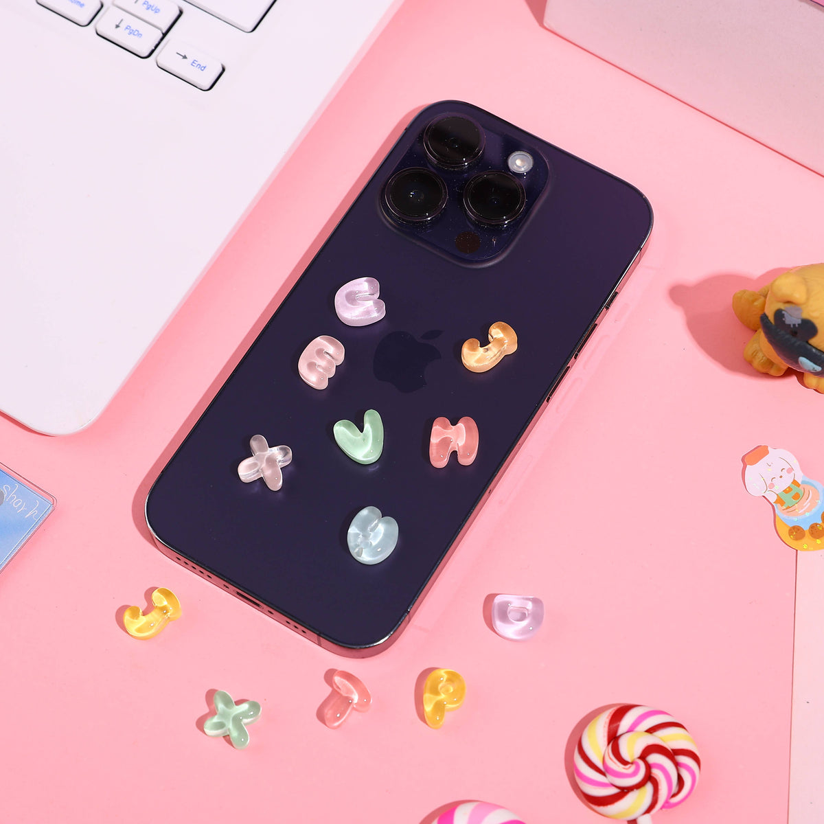3D Raised Capsule Sticker for Phone Case & Laptop