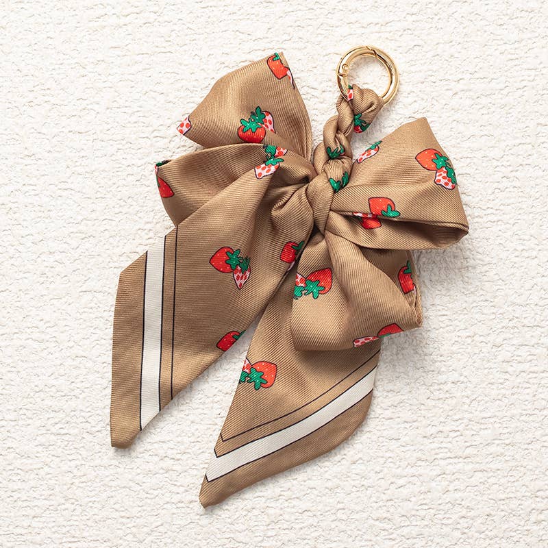 Bow Scarf Bag Charm Keychain 🎀✨