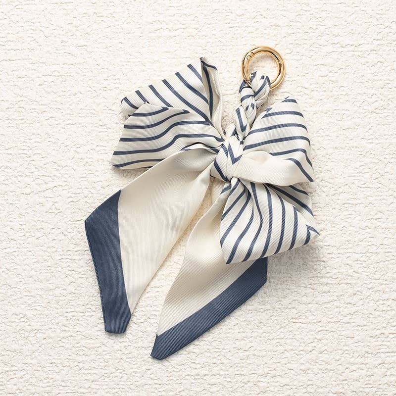 Bow Scarf Bag Charm Keychain 🎀✨