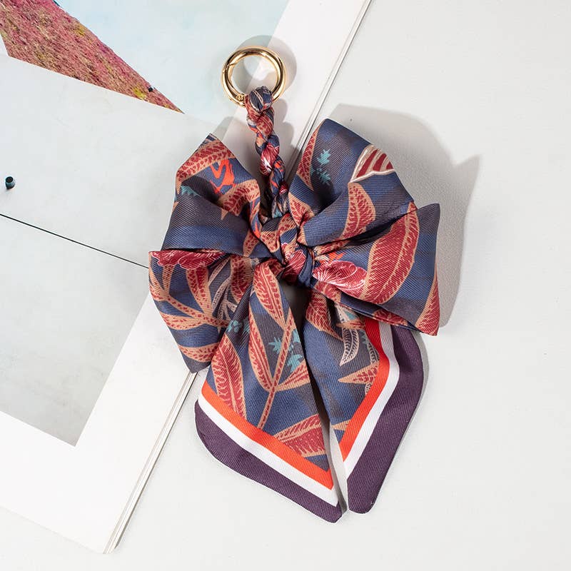 Bow Scarf Bag Charm Keychain 🎀✨