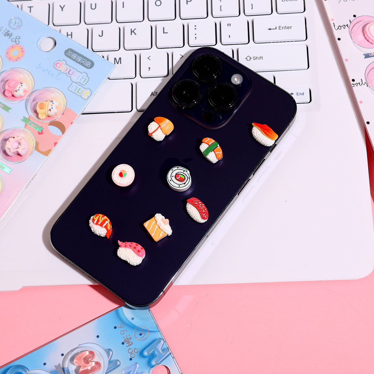 3D Raised Capsule Sticker for Phone Case & Laptop