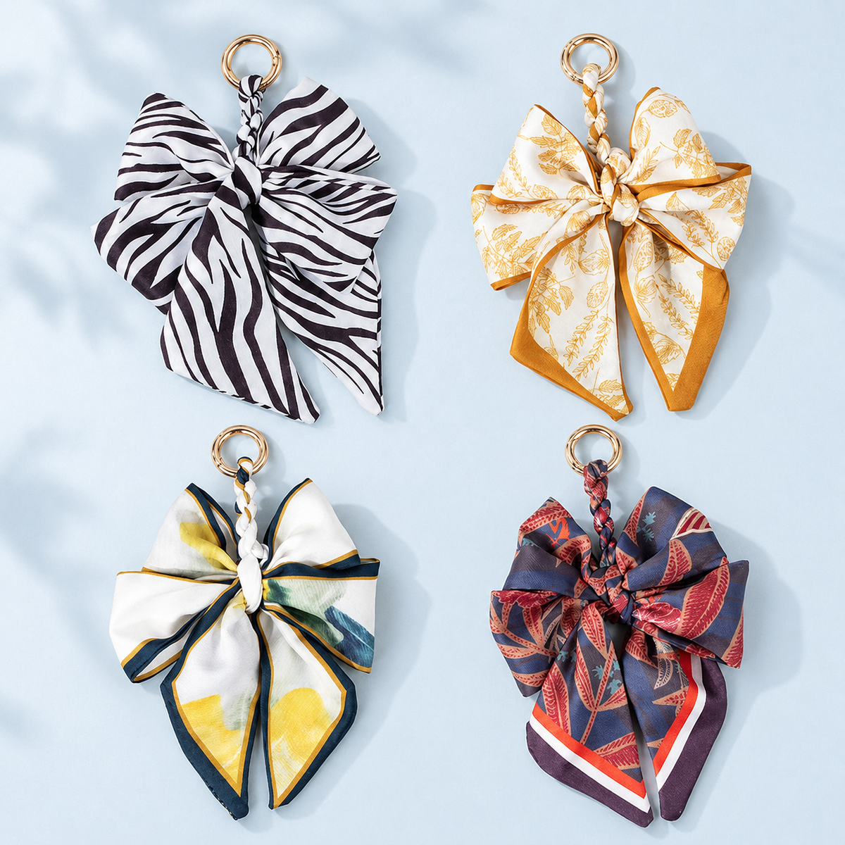 Bow Scarf Bag Charm Keychain 🎀✨