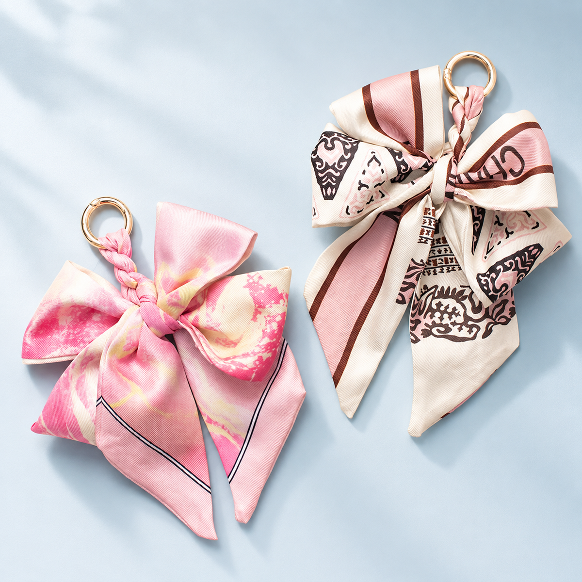 Bow Scarf Bag Charm Keychain 🎀✨