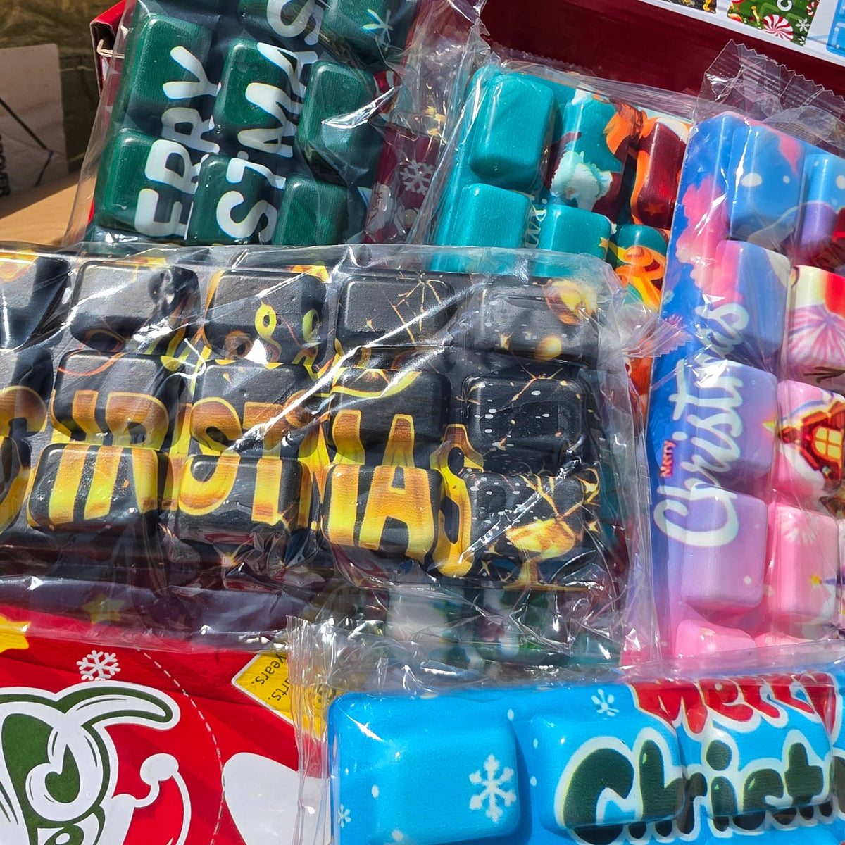 Christmas Chocolate Bar Slow-Rise Squishy Toy