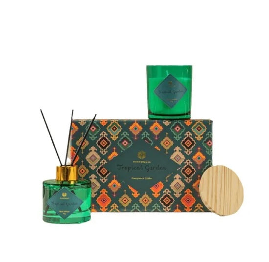 Set de regalo con vela perfumada y difusor de aroma - CA088