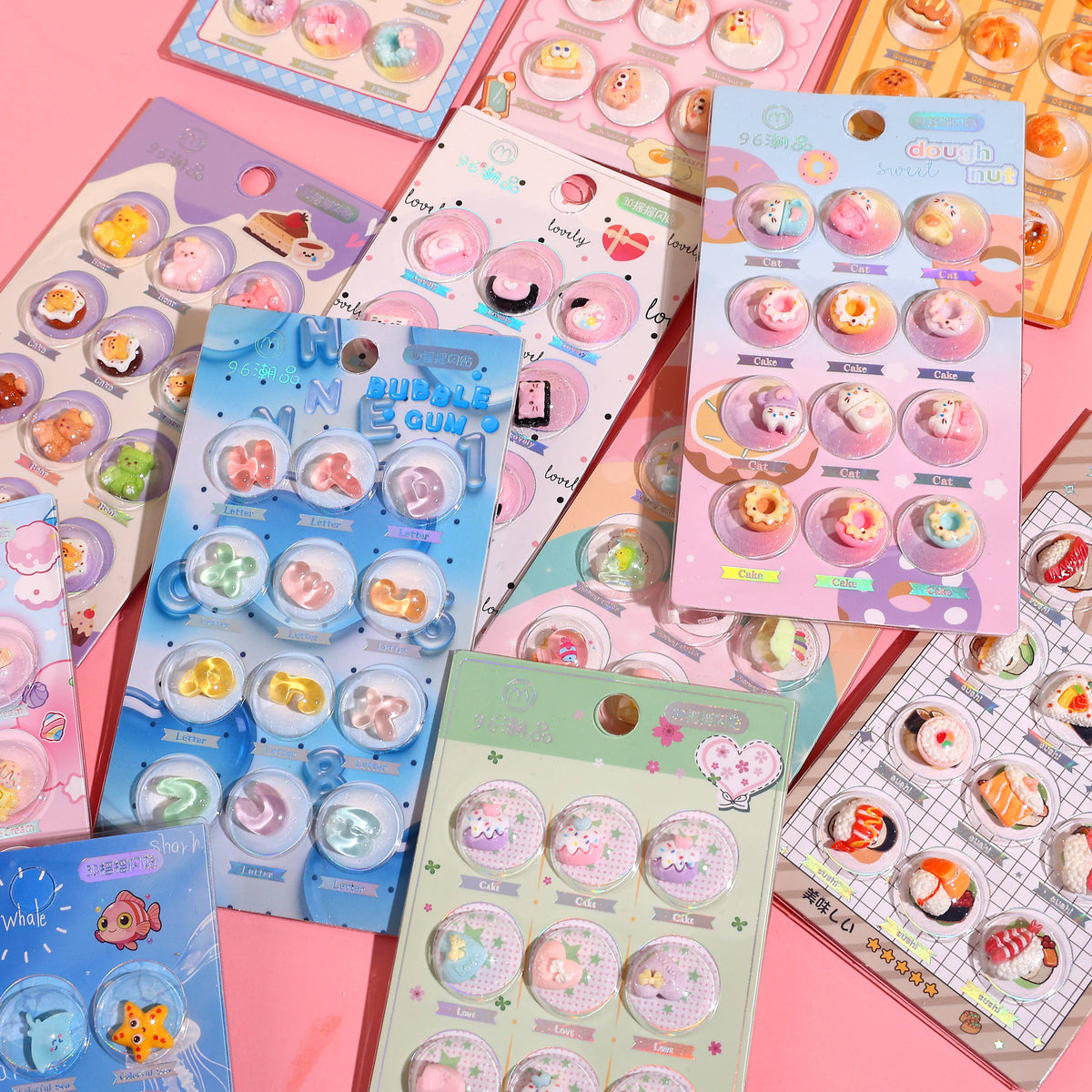 3D Raised Capsule Sticker for Phone Case & Laptop