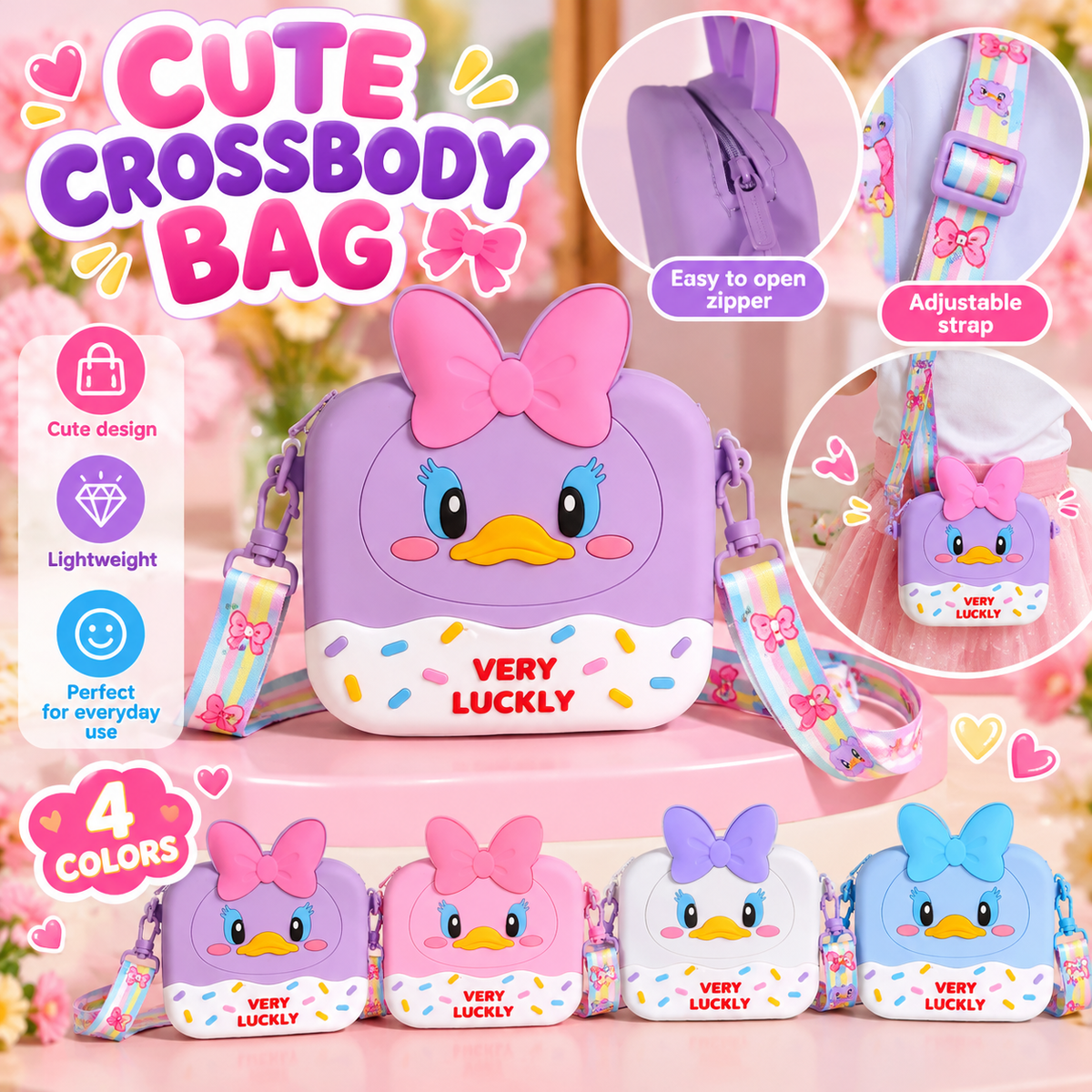 Sweet Cute Duck face bag MA151