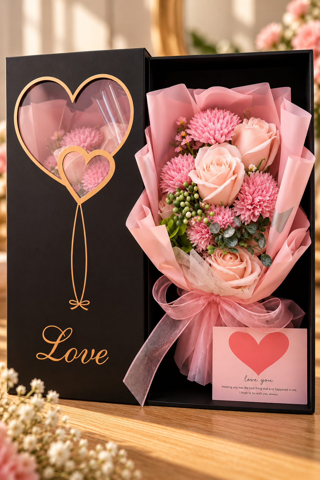 Everlasting Scented Soap Flower Bouquet SKU: CA1716