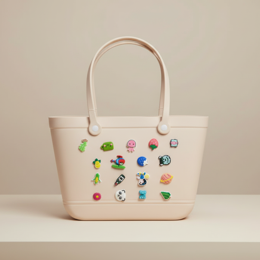 Waterproof Rubber Beach Tote Bag - Medium (G506)