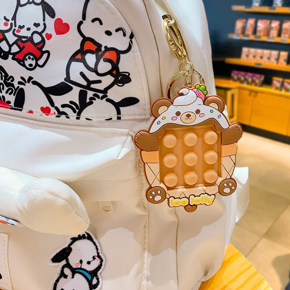 Ice Lolly Pop Bubble Keychain (CA114-3)