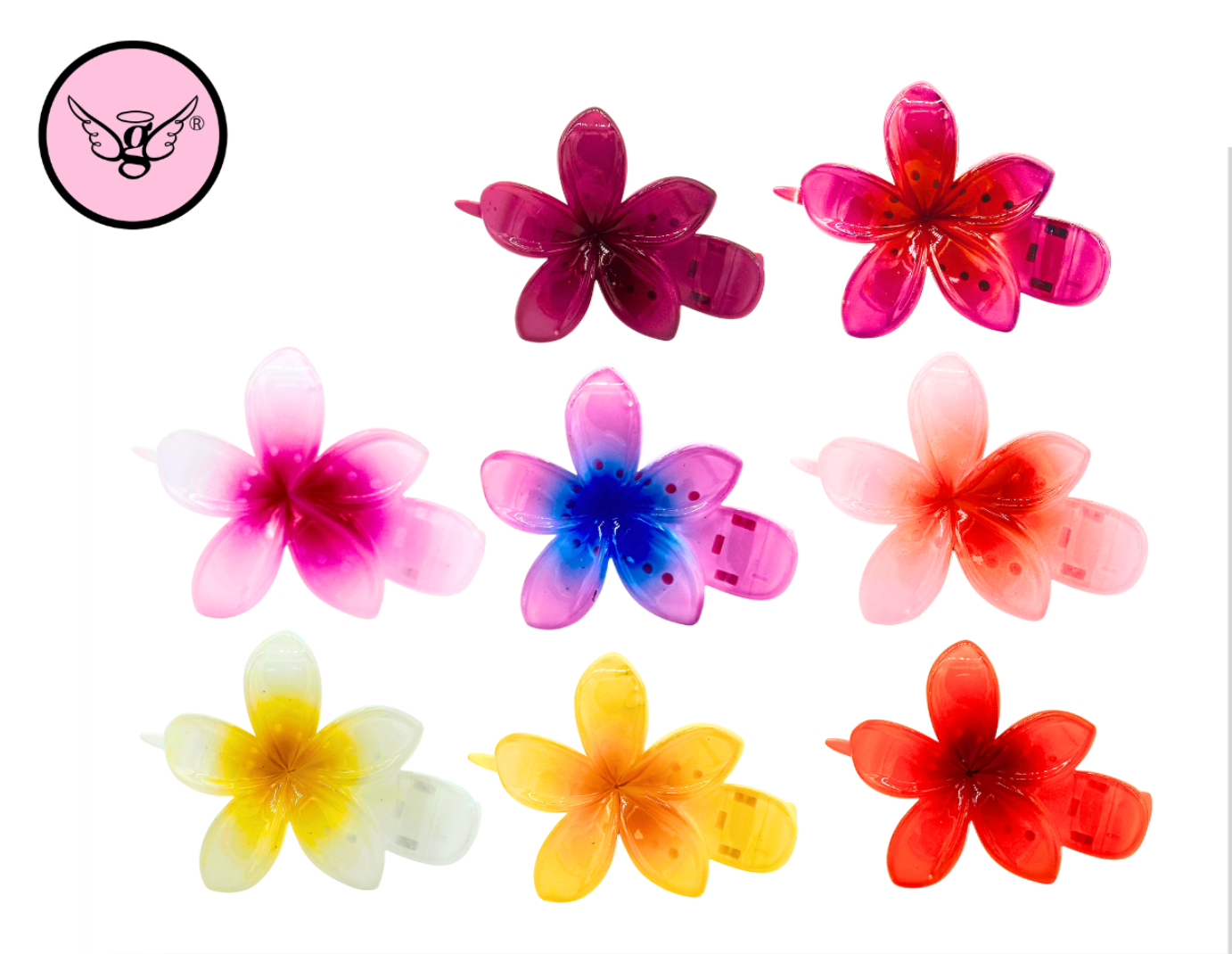 Flower Hair Claw HWI-831