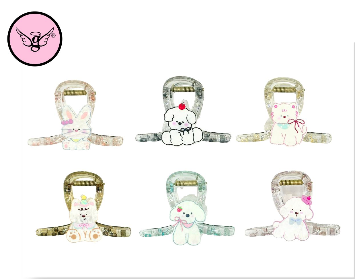 Pinza acrílica para el cabello / PCF-37