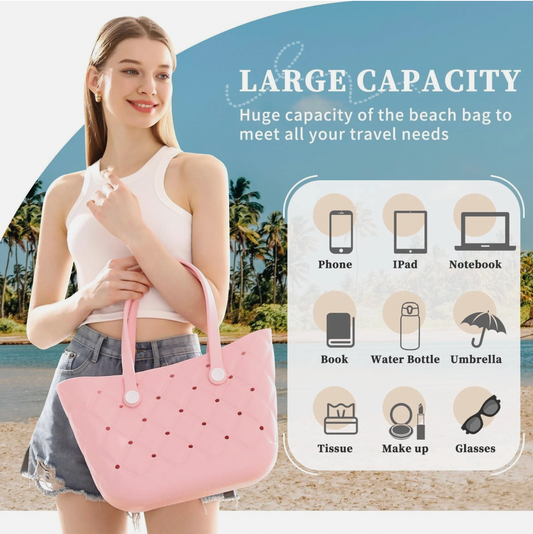 Waterproof Rubber Beach Tote Bag (REF:A02M)