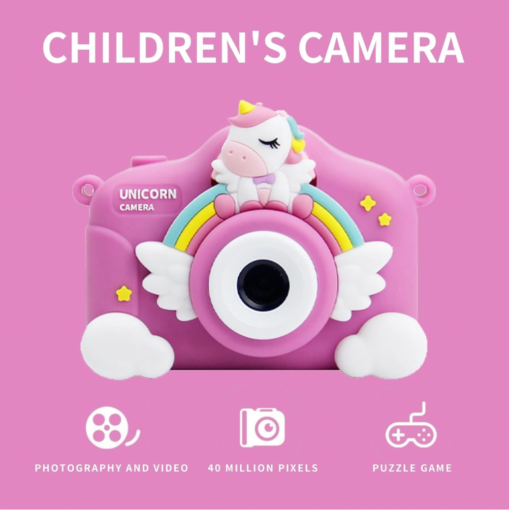 Cámara digital infantil Unicornio rosa (CA136)