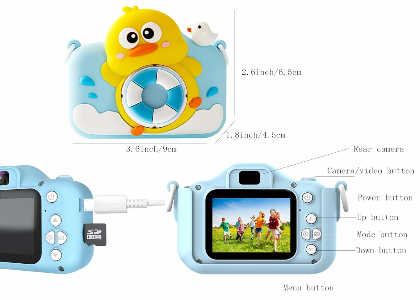 Kids Duck Digital Camera (CA137)