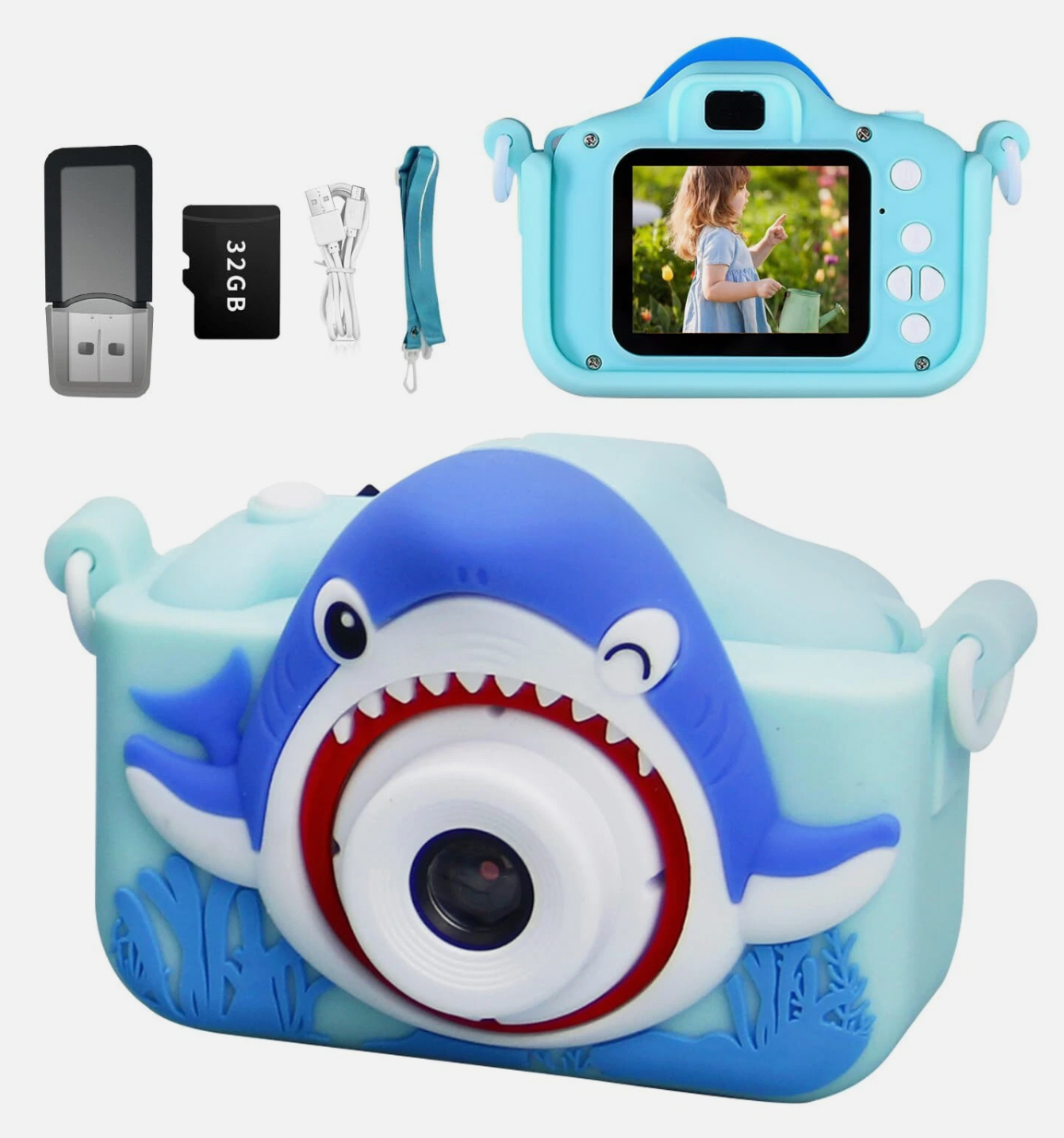Cámara digital Shark para niños (CA133)