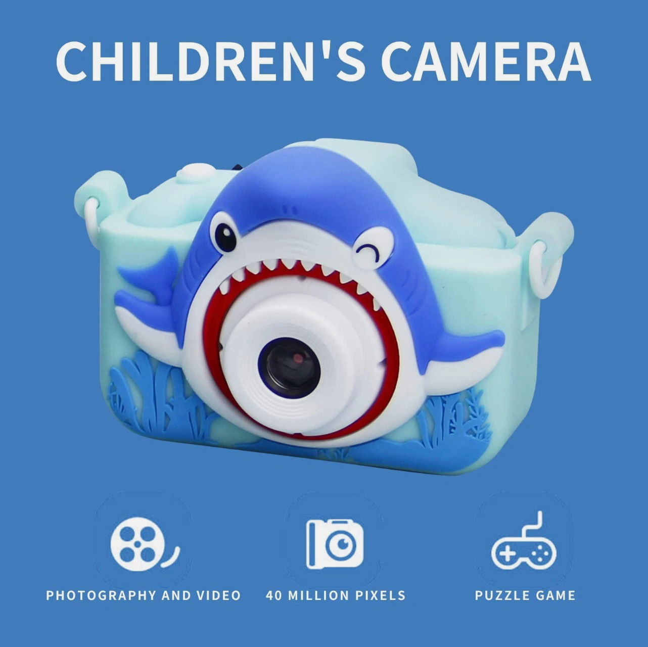 Cámara digital Shark para niños (CA133)