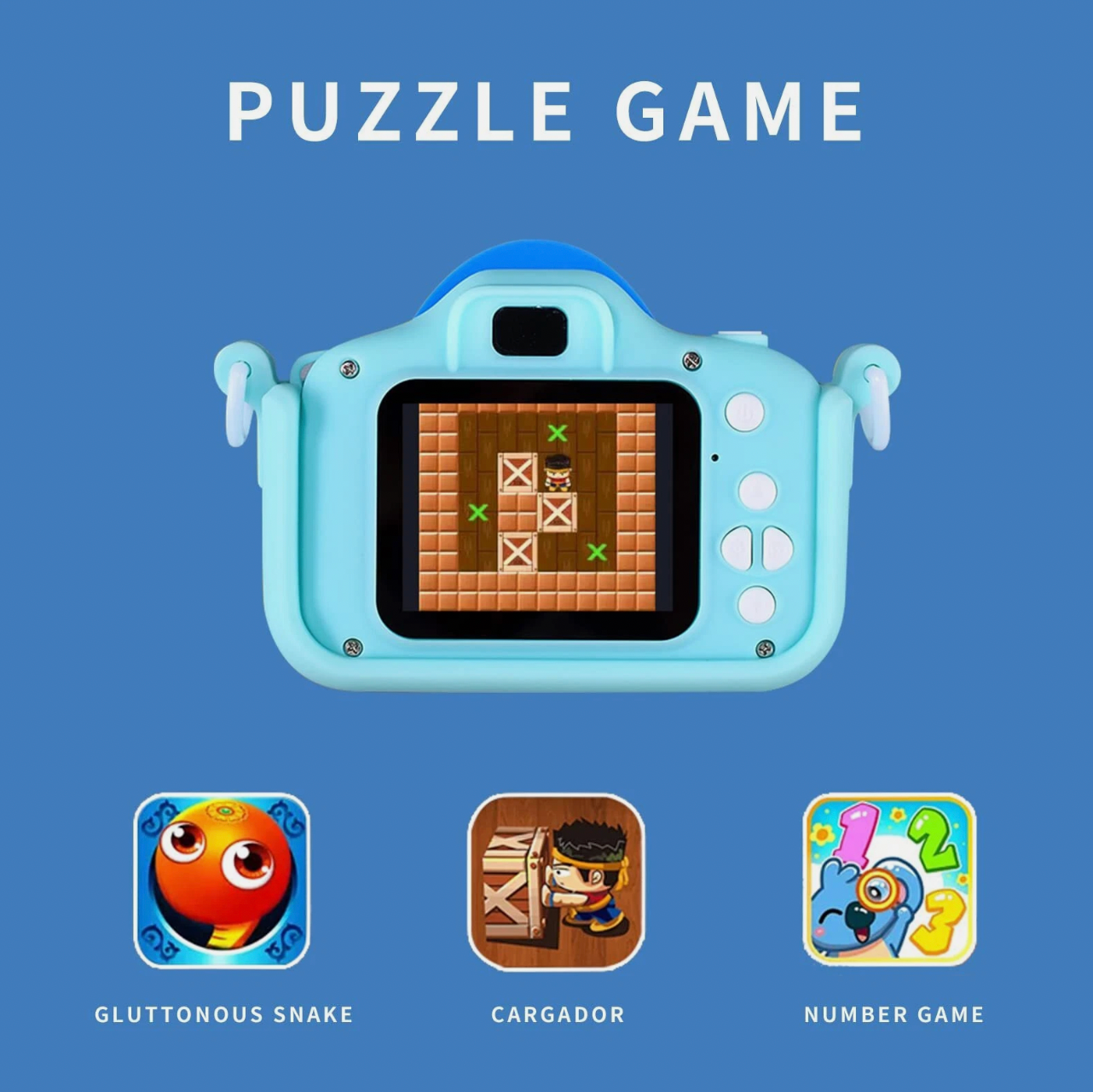 Cámara digital Shark para niños (CA133)