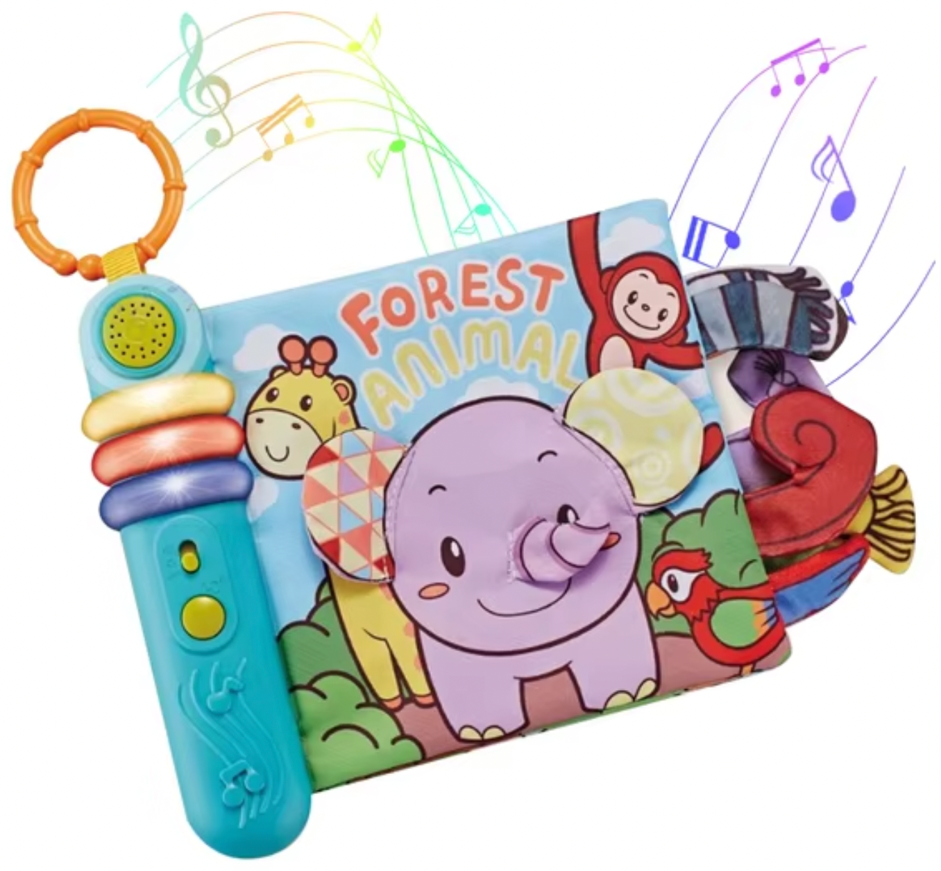 Libro sensorial para bebés: Animales del bosque (CA416)