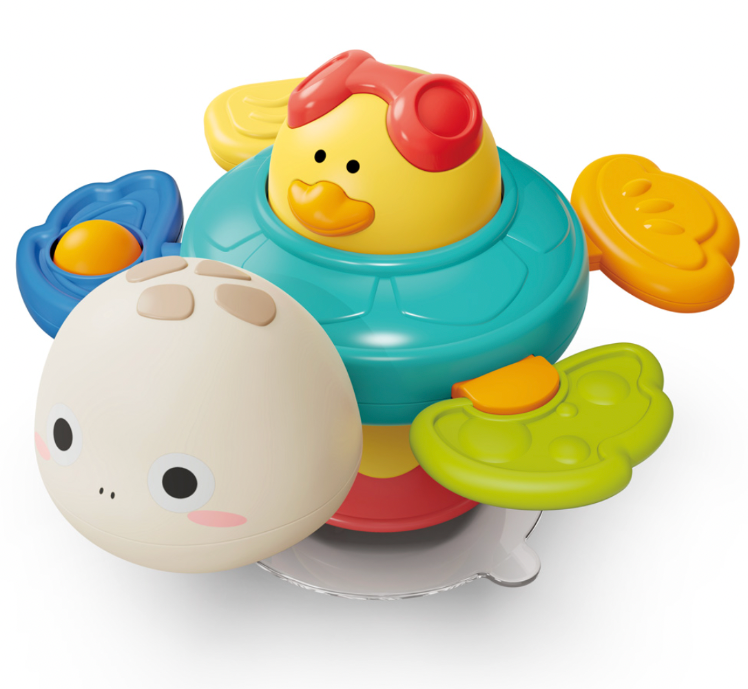 Juguete sensorial de succión con forma de tortuga para bebés y niños pequeños (CA419)
