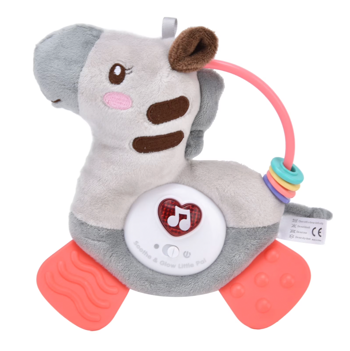 Caballo sensorial de peluche para bebé con música y luz (CA440)
