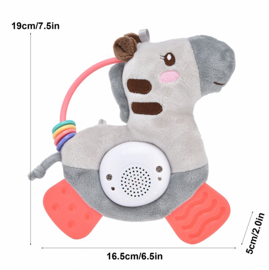 Caballo sensorial de peluche para bebé con música y luz (CA440)