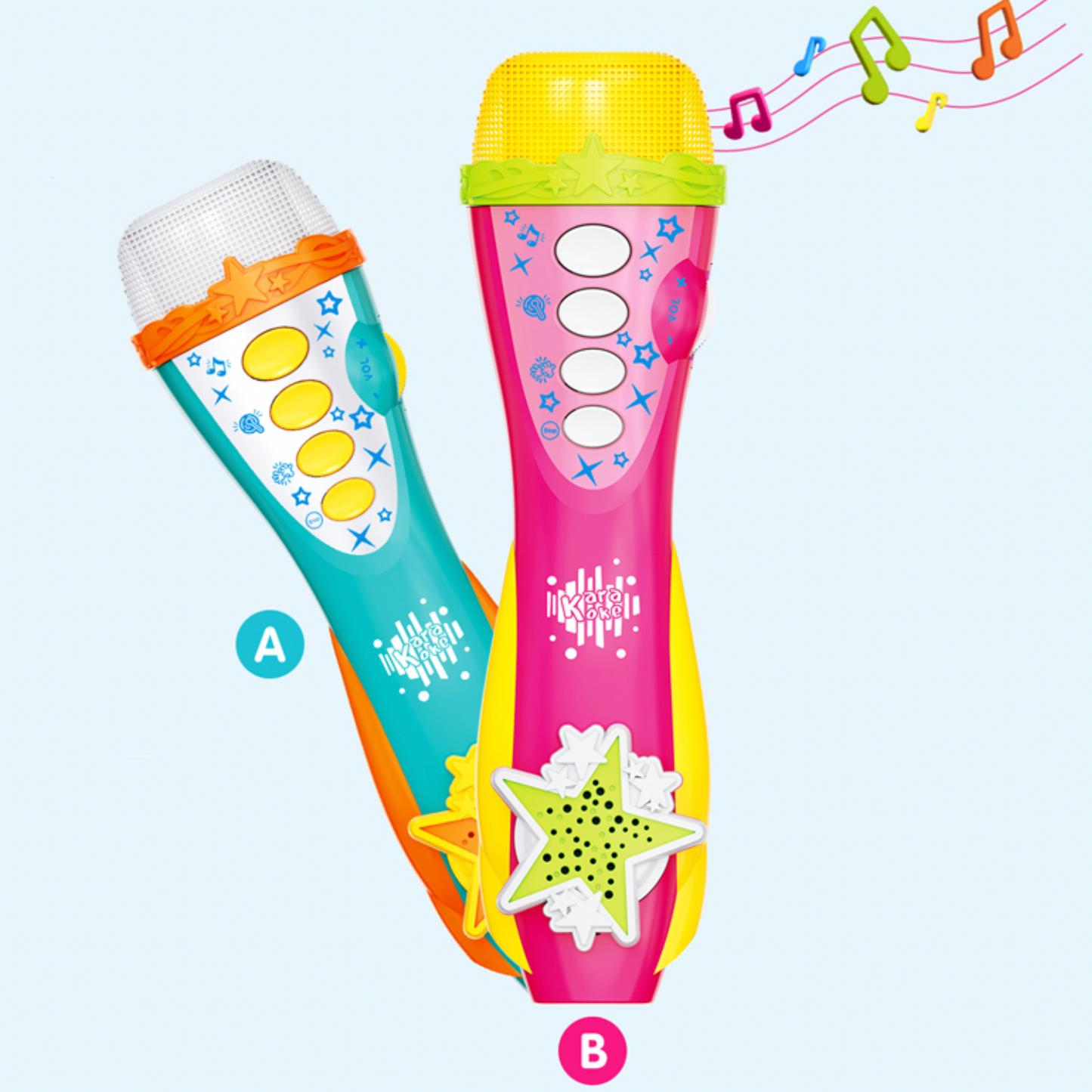 Kids Toy Microphone with Light & Sound (CA433)