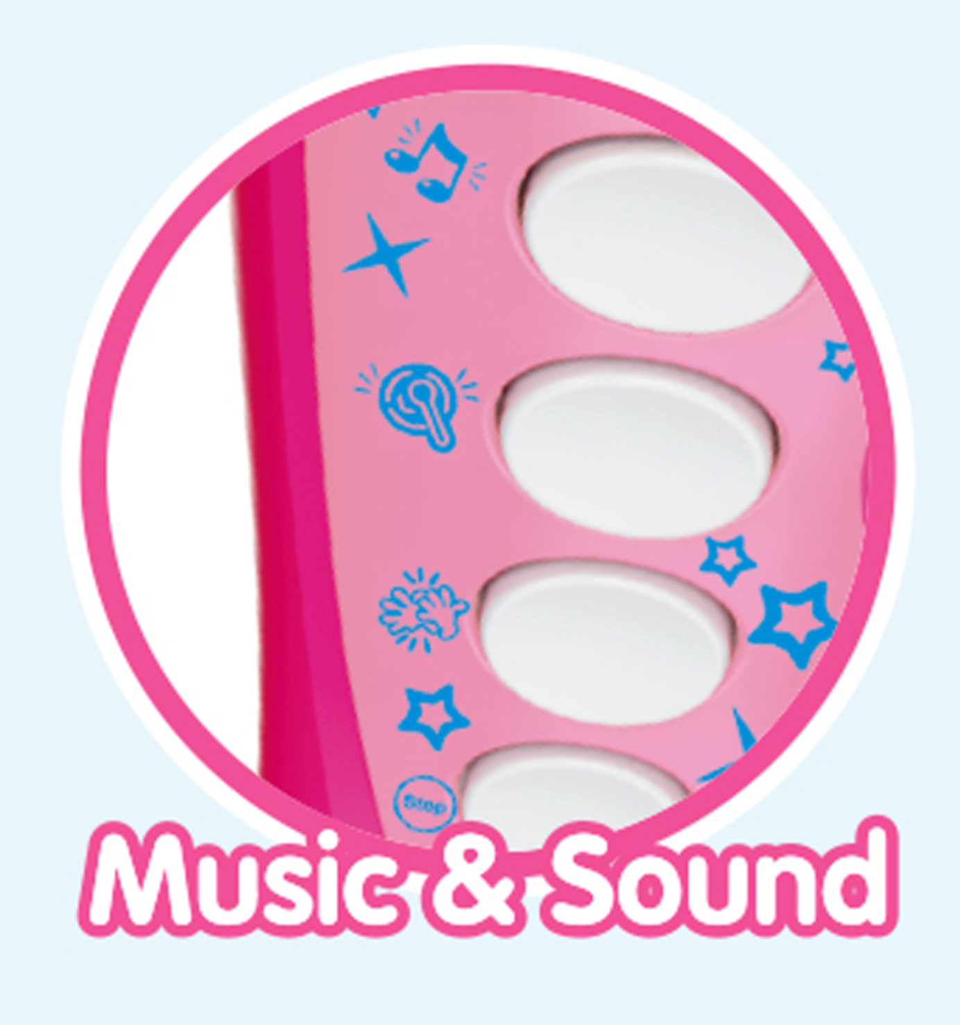 Kids Toy Microphone with Light & Sound (CA433)