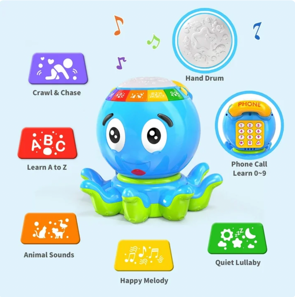 Musical Crawling Octopus CA427