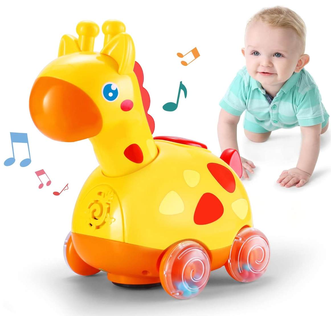 Juguete musical para gatear Bump &amp; Go Jirafa CA426